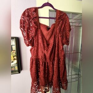 Torrid size 3 Lace top